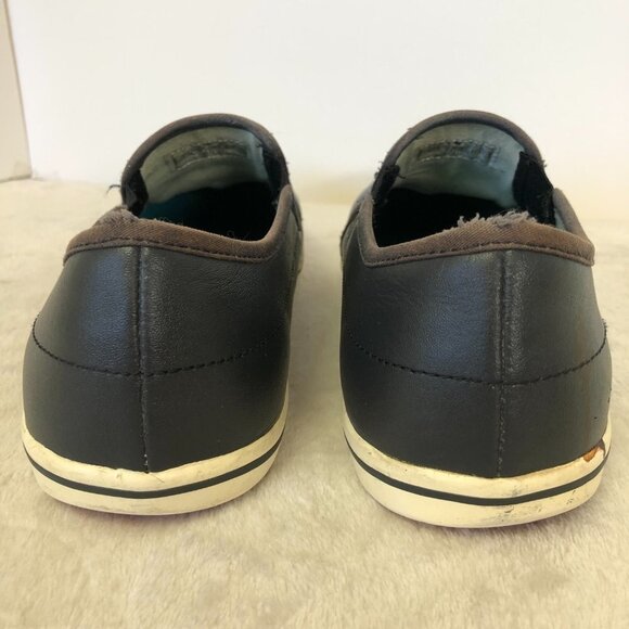 FIVE FOUR Los Angeles Navy Leather Slip On Shoes Men's Size 9 - Picture 6 of 15